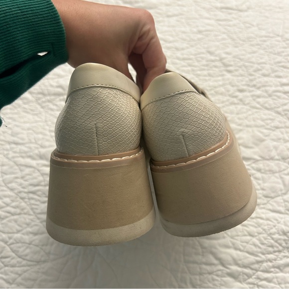 Dolce Vita Tieko Platform Loafers in Ivory - Picture 6 of 10